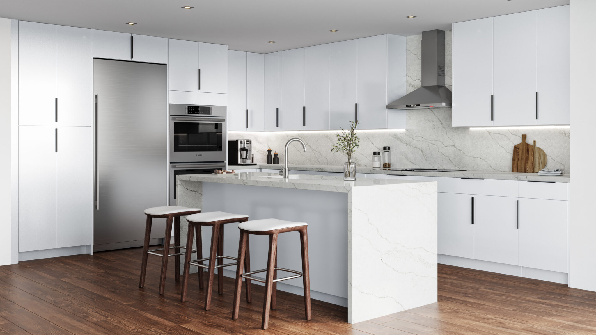 White Frost Euro Cabinets 2